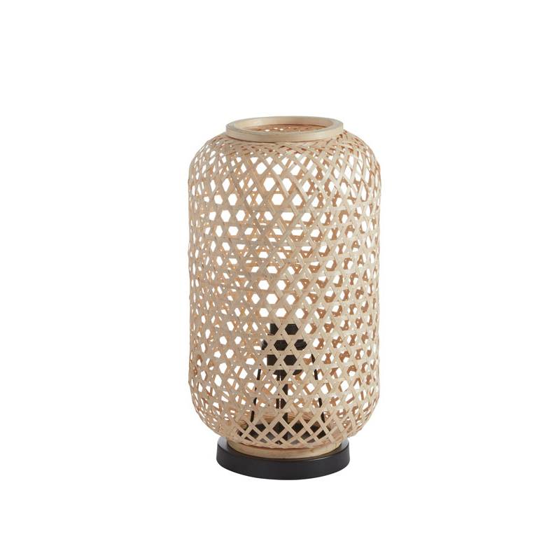 Cylinder Bamboo Table Lamp LS223133